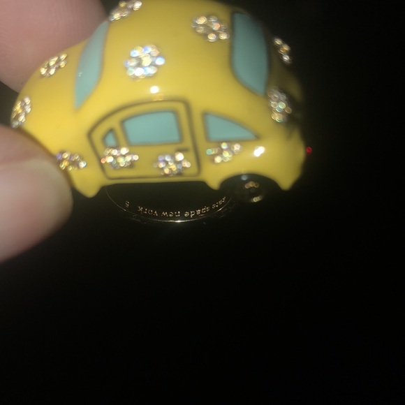 New Kate Spade ♠️ Yellow Taxi 🚕 Car Ring size 6 - Picture 14 of 17